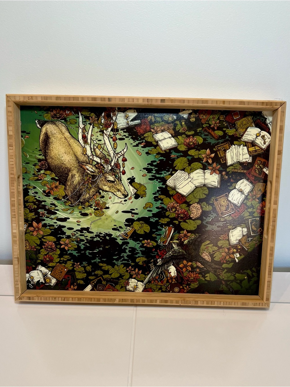 "Bibliothecary" Serving Tray By Erica Williams Society6 Artwork Print